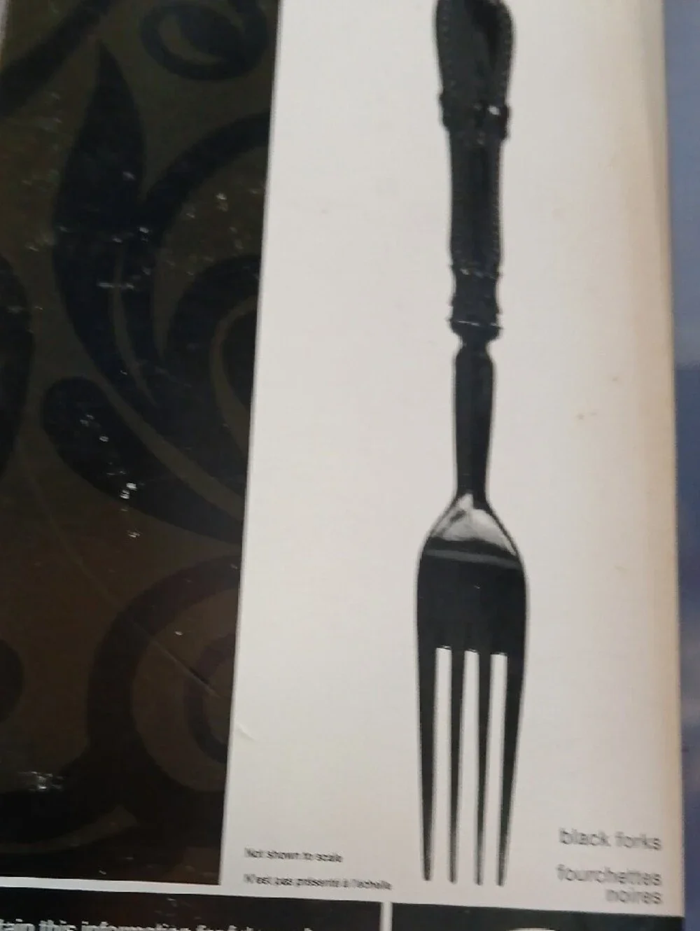 Disposable Black & White Plastic Tableware-oversize